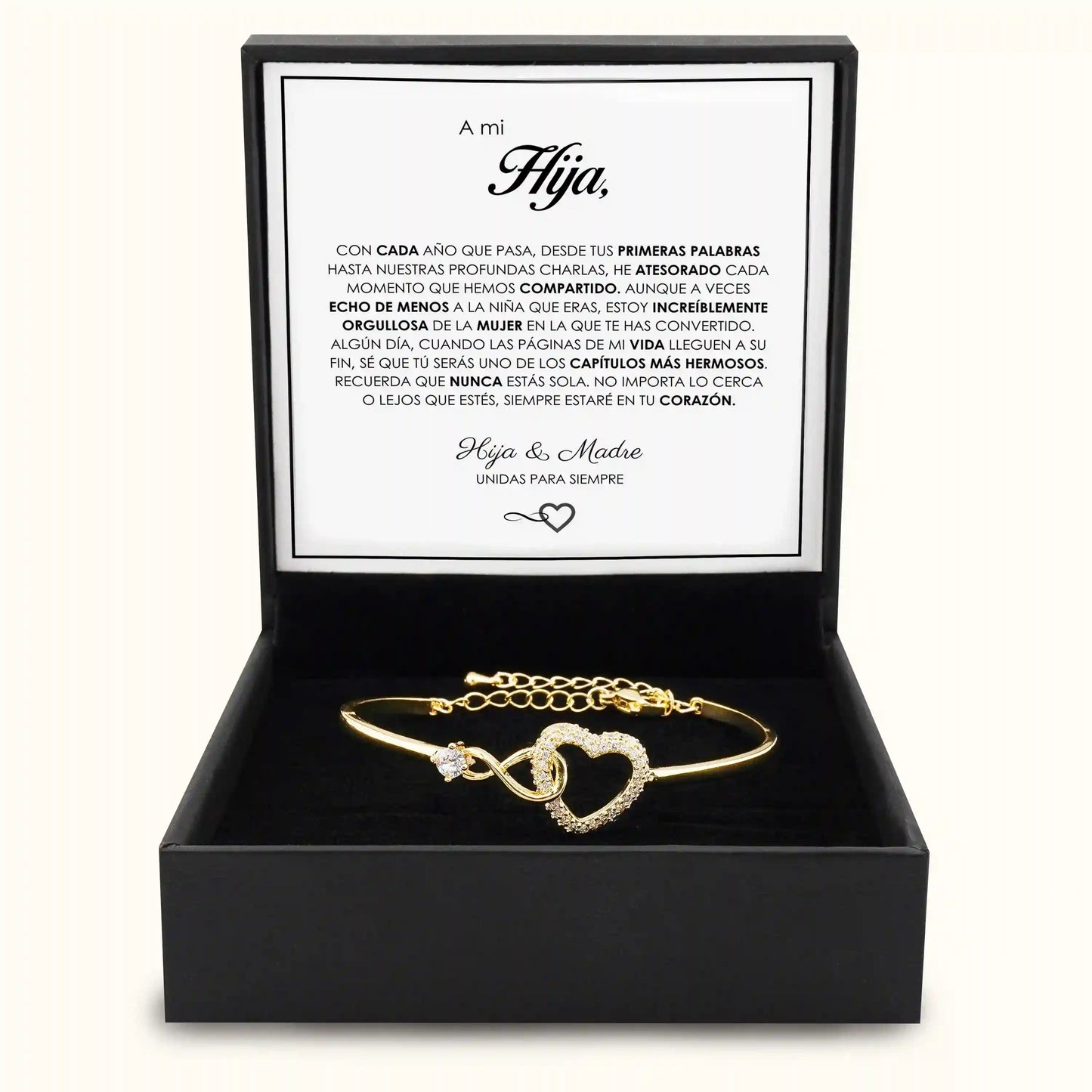 A Mi Hija"- Pulsera Conectadas Para Siempre